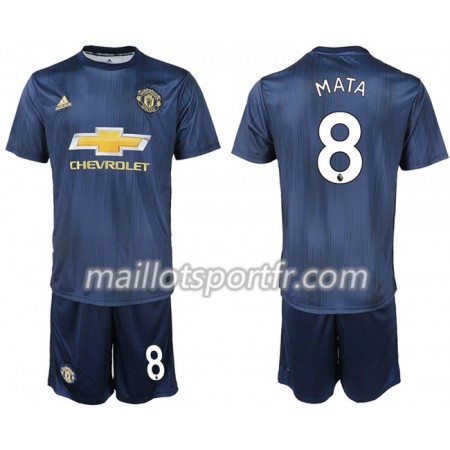 Maillot de Foot Manchester United MATA 8 Enfant Troisieme 2018/19